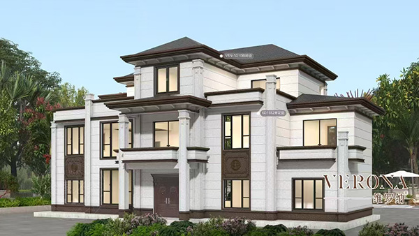 为什么农村自建房别墅外墙都在用仿石漆?